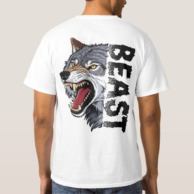 FOR THE BEAST LOVERS T SHIRT (Baksida)