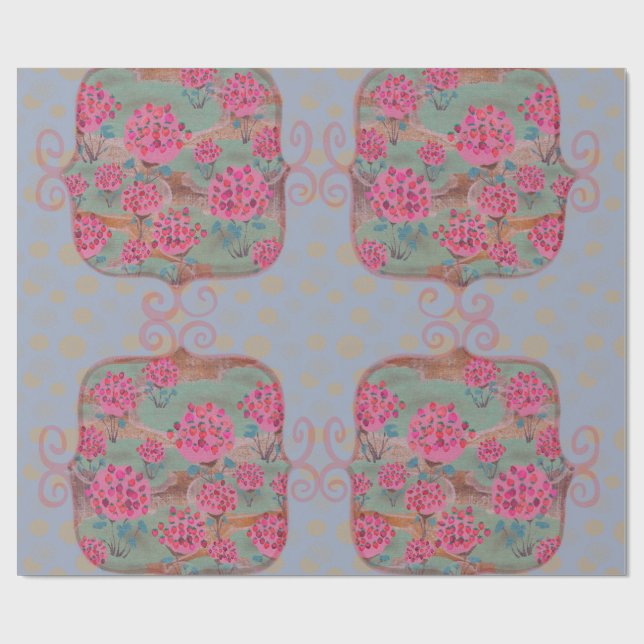 For the Love of Berry Wrapping Paper 2 Presentpapper (Platt)