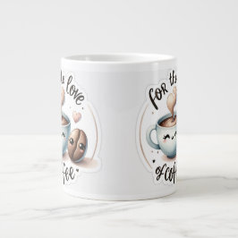 For the Love of Coffee Perfect Gift for Coffee Lov Jumbo Mugg