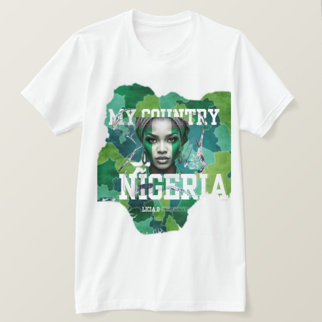 For the Love of Naija T Shirt (Design framsida)