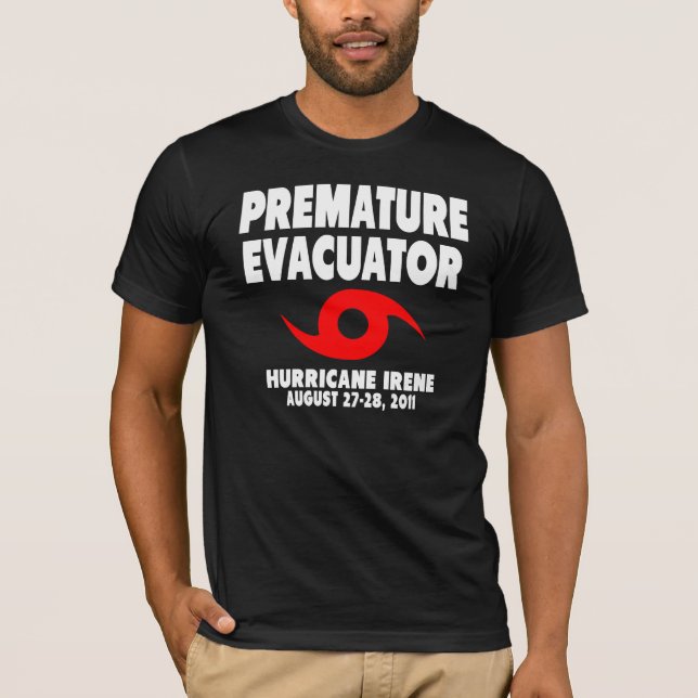 För tidig Evacuator Tee (Framsida)