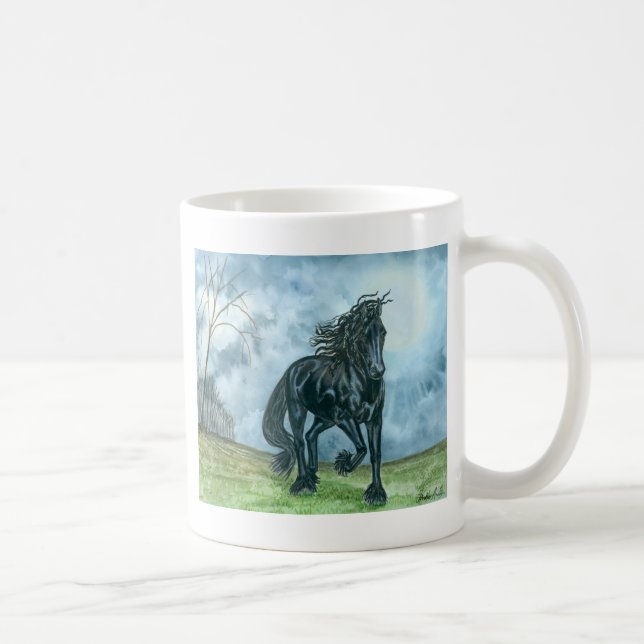"För- till den ljusa"   Friesianmuggen Kaffemugg (Höger)