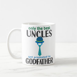 För Till Gudfader Hjälte för Uncle Främja fars Kaffemugg
