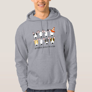 FÖR TJURTERRIER FÖR ANYHITNG ANNAN HOODIE