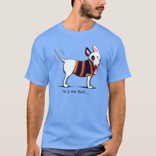 För tjurTerrier för vit svart Brindle T-shirt