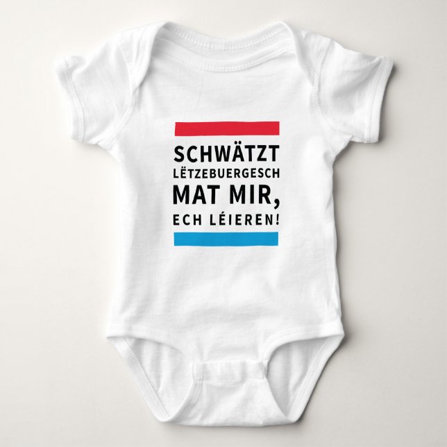 For Toddlers who Learn Luxembourgish Tee (Framsida)