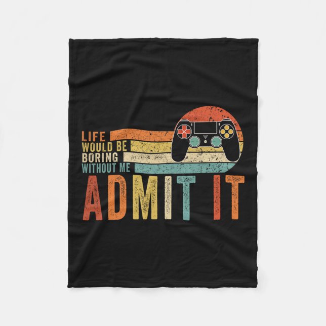 För tonAGE-grafikspel - spelgåva för Fleecefilt (Framsidan)