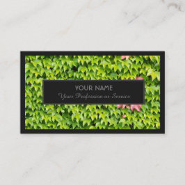 För trädgårdsexperter och naturkonstruktörer visitkort