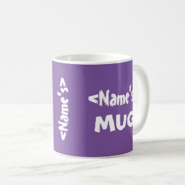 För Triolilor för personlig känd vit Kaffemugg