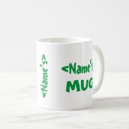 För Triovit för personlig känd grönt Kaffemugg