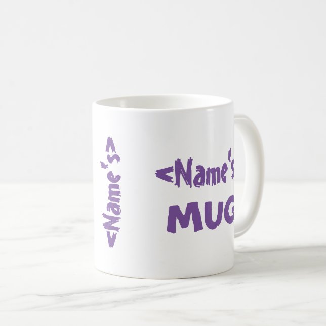 För Triovit för personlig kända lilor Kaffemugg (Framsida höger)