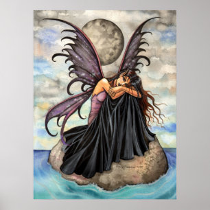 För trött på Poster av Fly Fairy