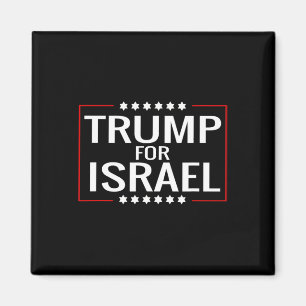 För Trump 2020 Hebrew Rally Sign-jewant Israel Magnet