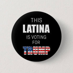 För Trump 2020 Val Ordförande Hispanic Women Knapp