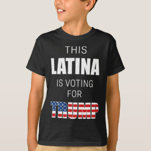 För Trump 2020 Val Ordförande Hispanic Women T Shirt