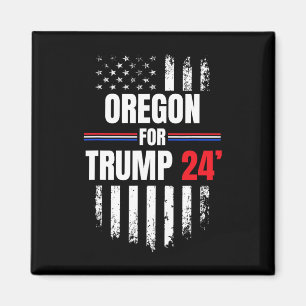 För Trump 2024 American Flagga Magnet