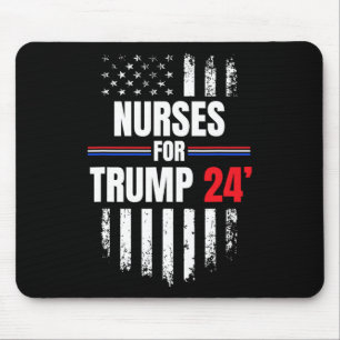 För Trump 2024 American Flagga Musmatta
