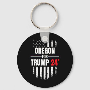 För Trump 2024 American Flagga Nyckelring