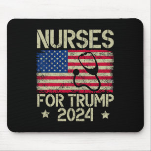 För Trump 2024 American Flagga Trump USA flagga Musmatta