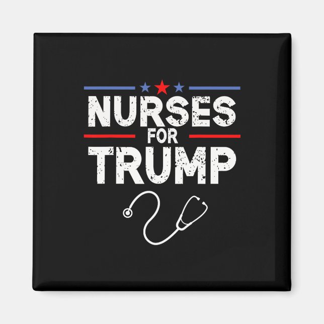 För Trump 2024: Cute Pro Trump i valet 2022 Magnet (Framsidan)