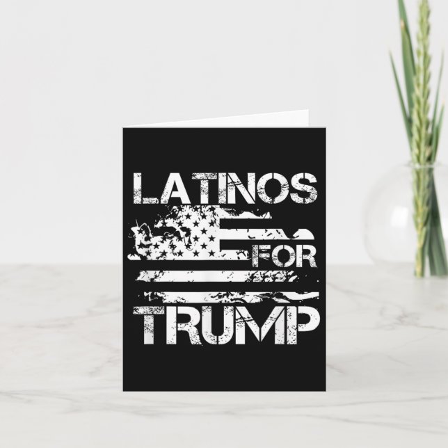För Trump 2024 Konservativ Funny Val Usa Fla Kort (Framsida)