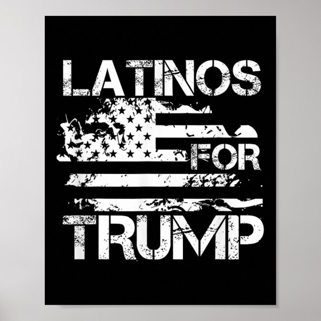 För Trump 2024 Konservativ Funny Val Usa Fla Poster (Framsidan)