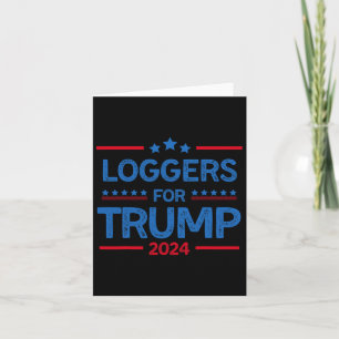För Trump 2024 President Val 2024 Kort