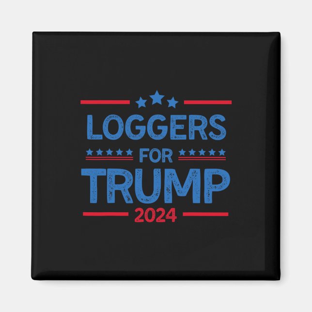 För Trump 2024 President Val 2024 Magnet (Framsidan)