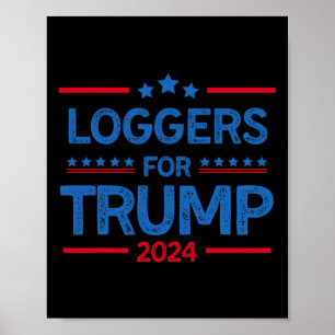 För Trump 2024 President Val 2024 Poster