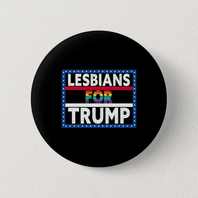 För Trump 2024 President Val Vote Trump Retro Knapp (Framsida)