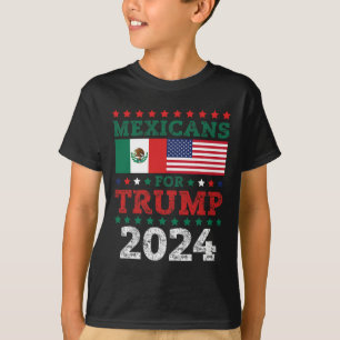 För Trump 2024, ta Amerika tillbaka Mexiko USA fla T Shirt