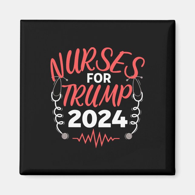 För Trump 2024 Val Magnet (Framsidan)