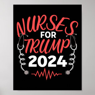 För Trump 2024 Val Poster