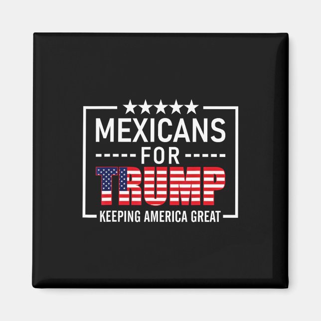 För Trump Hispanic Konservativ Gift Trump 2020 Magnet (Framsidan)