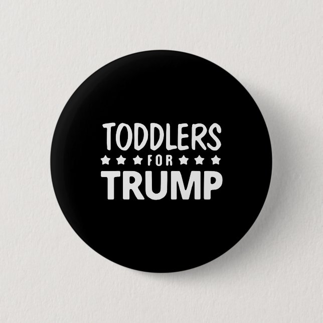 För Trump Kids Trump 2024 Knapp (Framsida)