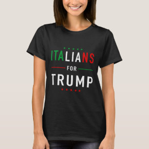 För Trump Tee Pro Trump Italiano Supporter