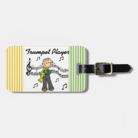 För trumpetspelare för stick figur Male T-tröja
