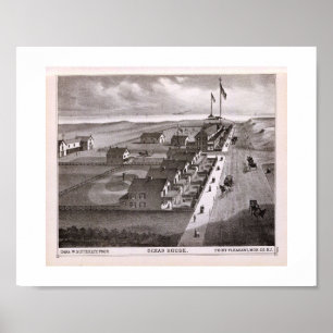 För tryckhav för 1878 REPRO huset, pekar angenä Poster