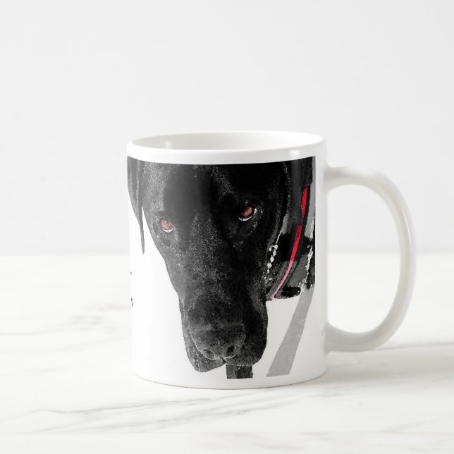 "För Tucker" för beskydd hund- mugg kaffe (Höger)