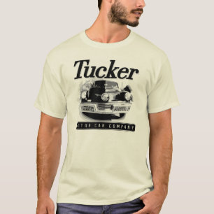 För Tucker för vintage Retro logotyp motorisk bi Tee Shirt