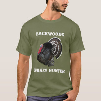 För Turkiet för obygdkalkontuppvild skjorta jägare T Shirt