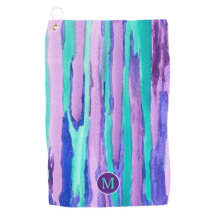 För turkosabstrakt för vattenfärg purpurfärgade