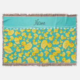 För turkosrubberducks för anpassningsbar känd rand mysfilt