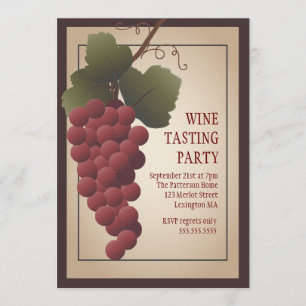 För Tuscan för gammal värld party för avsmakning Inbjudningar