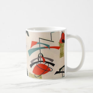 För tygkaffe för mitt- århundrade modern atom- kaffemugg