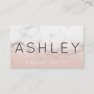 För typografirodnad för Makeup känd ombre för Visitkort