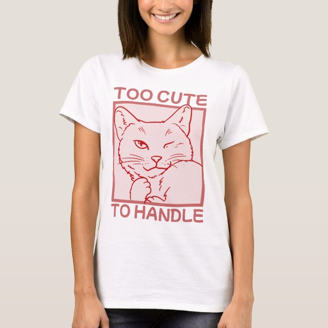 För tyst att hantera t shirt (Framsida)