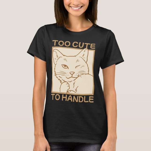 För tyst att hantera t shirt (Framsida)