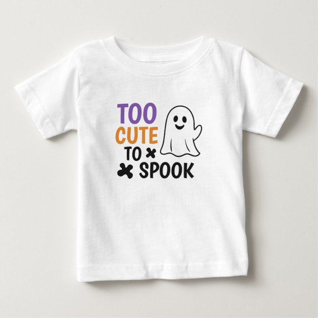 För tyst att prata med - Cute Halloween T Shirt (Framsida)