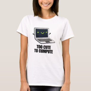 För tyst för att beräkna den bärbara datorns ljudu t shirt